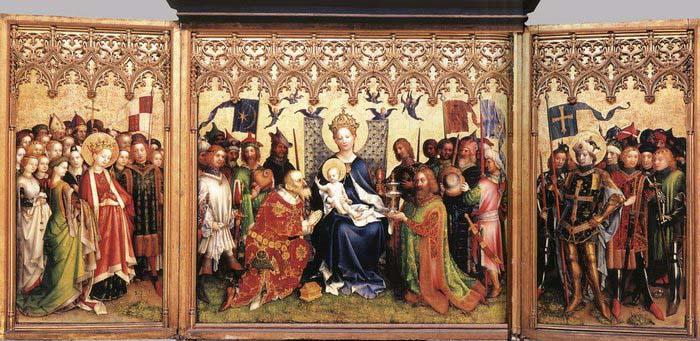 Stefan Lochner Altarpiece of the Patron Saints of Cologne